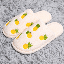 Load image into Gallery viewer, Luxury Pineapple Home Slippers- S/M

