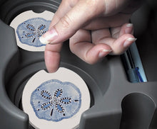 Load image into Gallery viewer, Sand Dollar Stone Car Coaster
