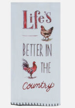 Load image into Gallery viewer, Farm Hen Rooster Kitchen Towel
