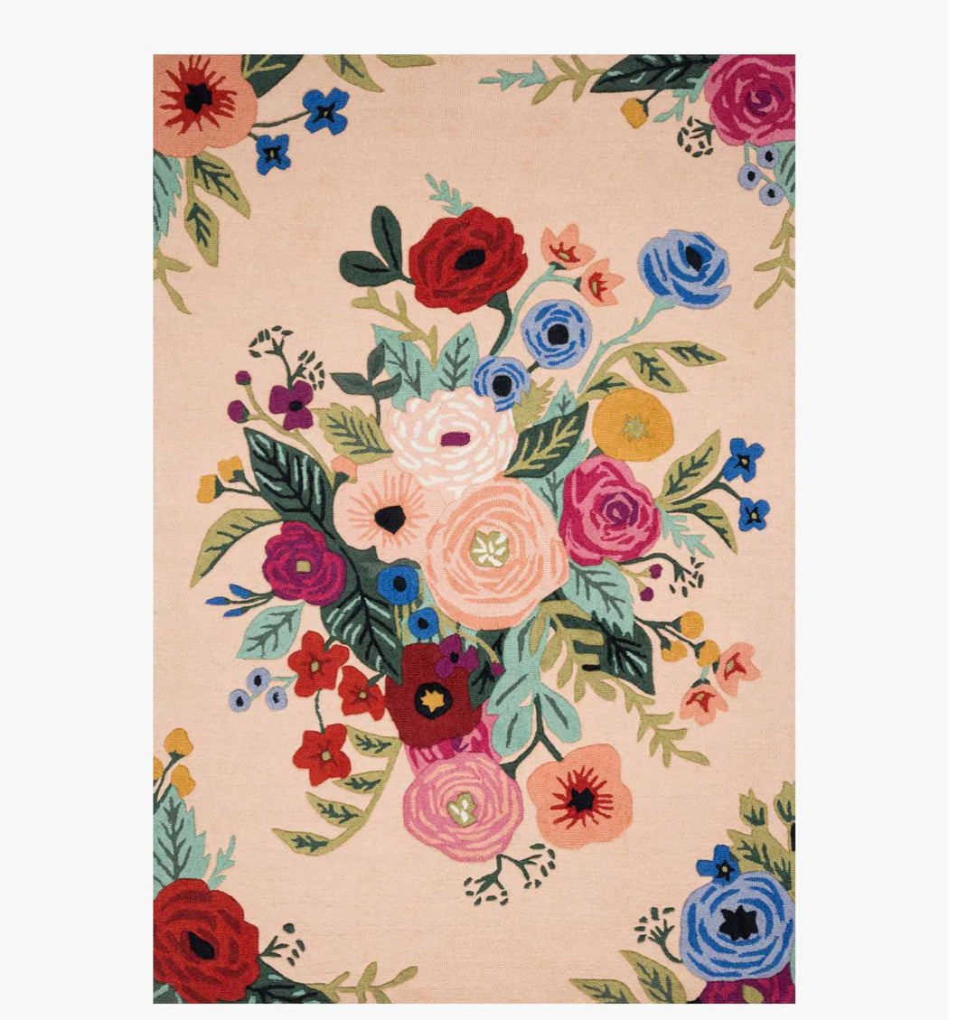 Les Fleurs Wool Rug Collection