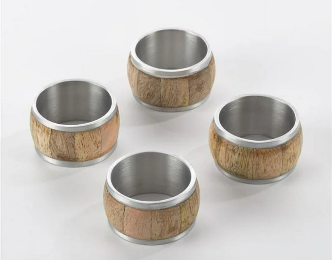 Cork & Nickel Napkin Ring