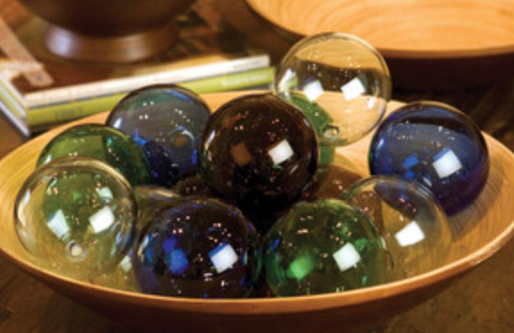 Recycled Glass Ball Collection