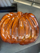 Load image into Gallery viewer, Vintage Glass Pumpkin Tray
