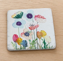 Load image into Gallery viewer, Stone Floral Essence Coaster
