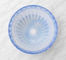Load image into Gallery viewer, Blue Glass Pedestal Bowl

