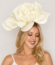 Load image into Gallery viewer, Oversized Rose Fascinator Headband
