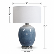 Load image into Gallery viewer, Blue Waters Table Lamp
