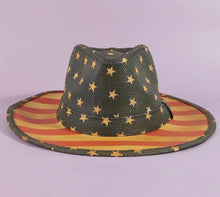Load image into Gallery viewer, Vintage Distressed Stars &amp; Stripes Paper Hat
