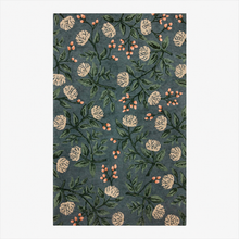 Load image into Gallery viewer, Emerald Peonies Wool Rug
