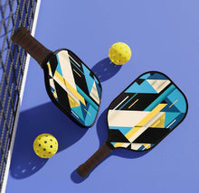 Load image into Gallery viewer, Abstract Pattern Pickleball Ball/Paddle Set
