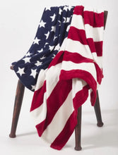 Load image into Gallery viewer, Classic American Flag Throw Blanket
