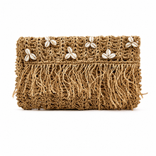 Load image into Gallery viewer, Handmade Ibiza Clutch w/ Shells
