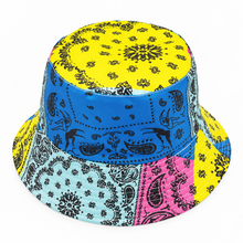 Load image into Gallery viewer, Paisley Reversible Bucket Hat
