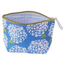 Load image into Gallery viewer, Blue Hydrangea Canvas Pouch
