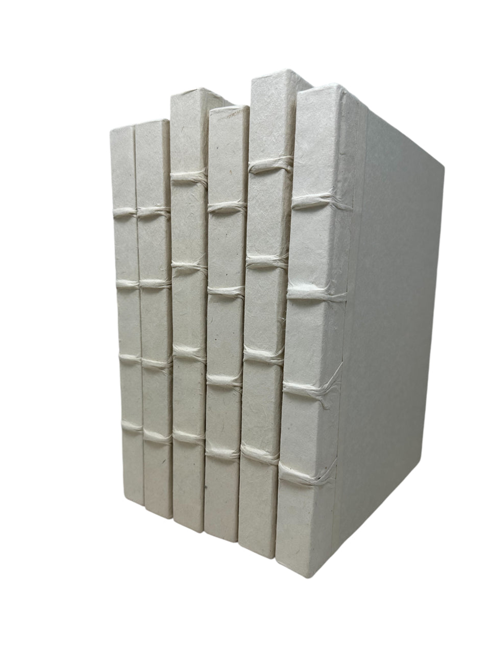 Cream Raised Bands Decorative Book