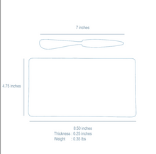 Load image into Gallery viewer, Blue &amp; White Shagreen Cutting Board
