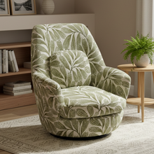 Load image into Gallery viewer, Custom Botanical Nest Swivel Chair

