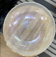 Load image into Gallery viewer, Iridescent Decorative Glass Bowl

