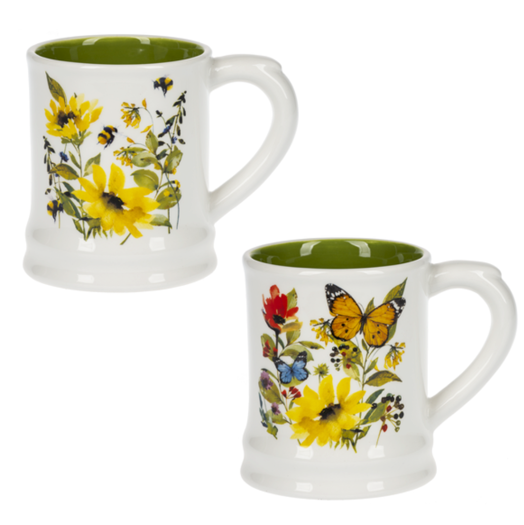 Sunflower & Floral Mug