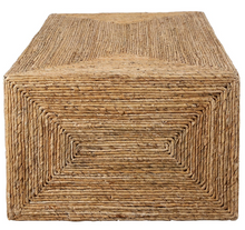 Load image into Gallery viewer, Natural Woven Banana Plant Cocktail Table
