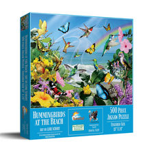 Load image into Gallery viewer, Hummingbirds at the Beach Puzzle 500 pc
