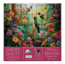 Load image into Gallery viewer, Hummingbird Garden Beauty Puzzle 500 pc
