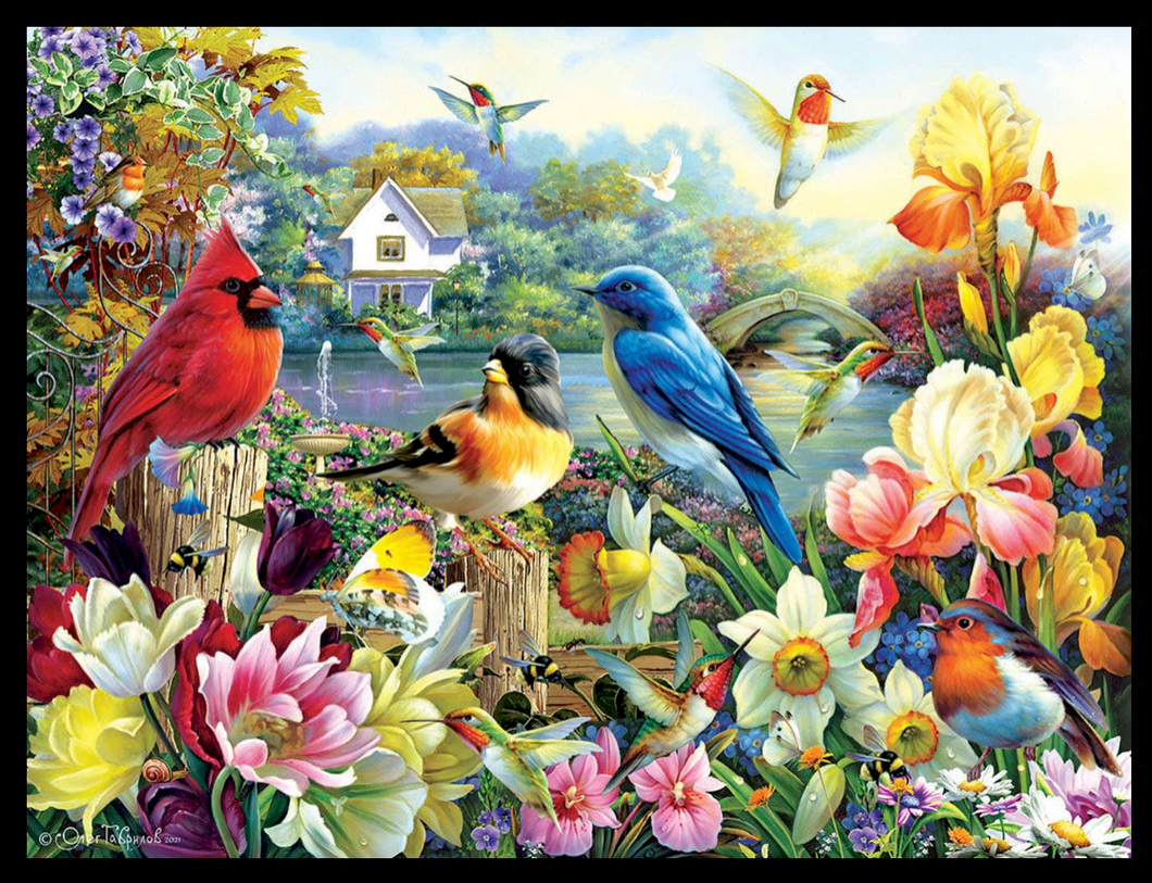 Golden Irises 1000 pc Puzzle
