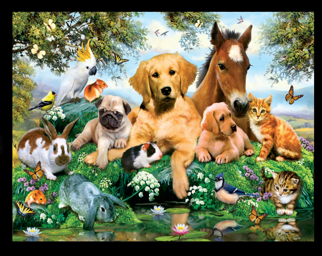 Summer Animal Pals Puzzle 500 pc