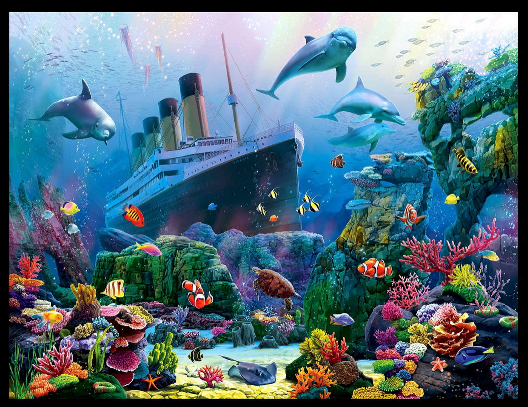 Titanic On The Sea Bed 500 pc Puzzle