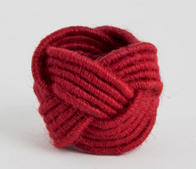 Load image into Gallery viewer, Braided Jute Napkin Ring Collection Set/4
