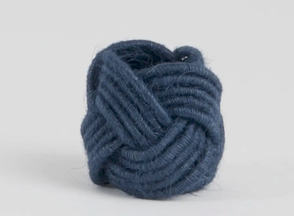 Braided Jute Napkin Ring Collection Set/4