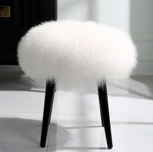 Load image into Gallery viewer, Sheep Wool Accent Stool
