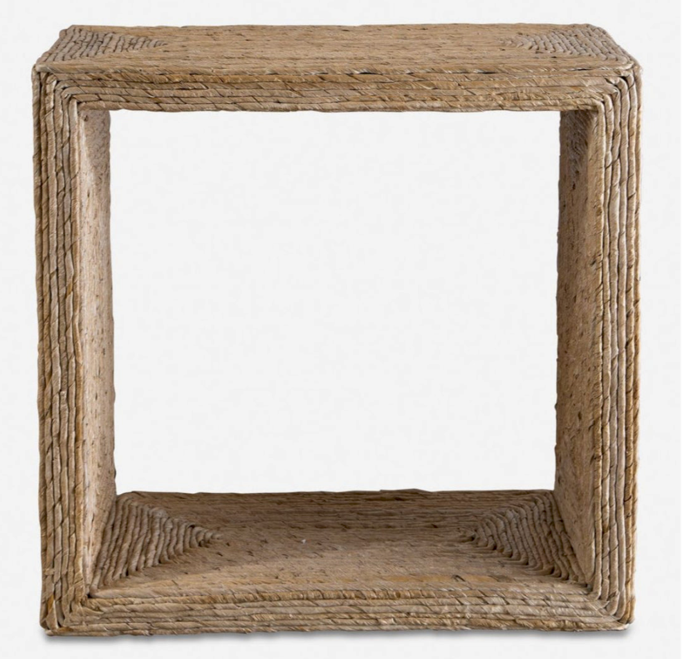 Woven Accent Table