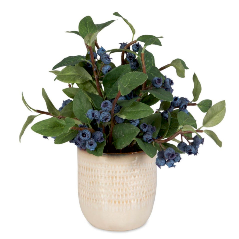 Blueberry Flower Accent