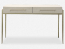 Load image into Gallery viewer, White Faux Shagreen Desk
