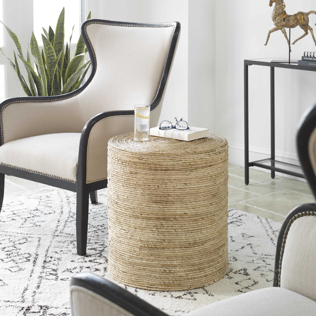 Rora Banana Leaf Accent Table
