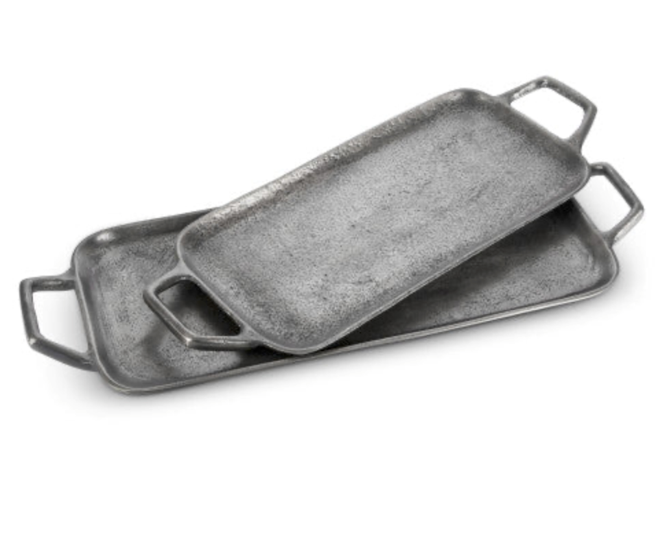 Silver Aluminum Tray Collection