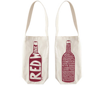 Load image into Gallery viewer, Red Wine Single Tote Bag Collection
