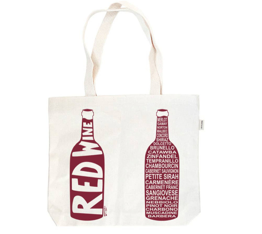 Red Wine Double Bottle Tote