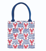 Load image into Gallery viewer, Lobster Waves Reusable Gift Bag Tote
