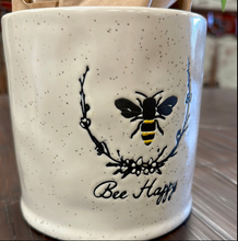 Load image into Gallery viewer, “Bee Happy” Planter W/ Floral
