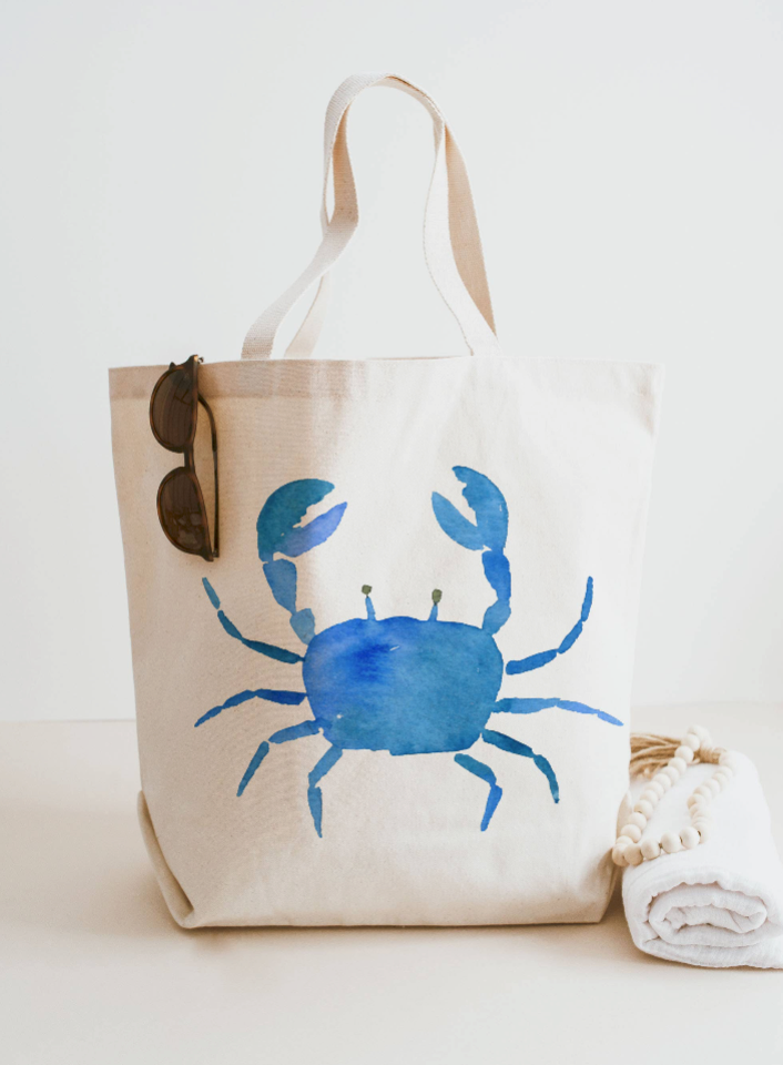 Blue Crab Tote Bag