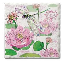Load image into Gallery viewer, Floral Essence Tumbled Tile Coaster
