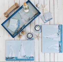 Load image into Gallery viewer, Sailboat Paper Cocktail Napkins
