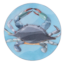 Load image into Gallery viewer, Crab Round Boxed Coaster S/4
