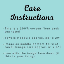 Load image into Gallery viewer, Crab Flour Sack Kitchen Dish Towel
