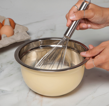 Load image into Gallery viewer, Nesting Mixing Bowl Set of 3-Yellow Matte
