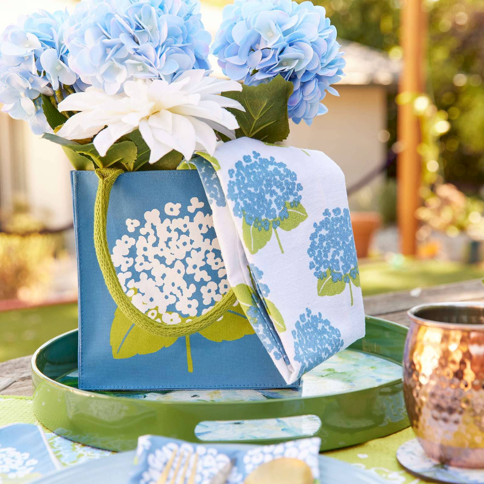 Hydrangea Sola Reusable Gift Bag Tote