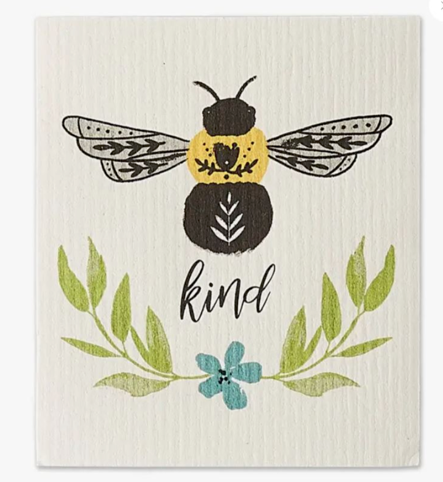 Bee Kind Swedish Dishcloth