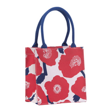 Load image into Gallery viewer, Poppies Reusable Gift Bag Tote
